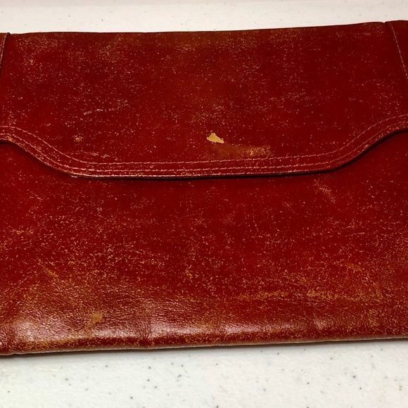 Vintage Bags Vintage Brown Envelope Clutch Poshmark